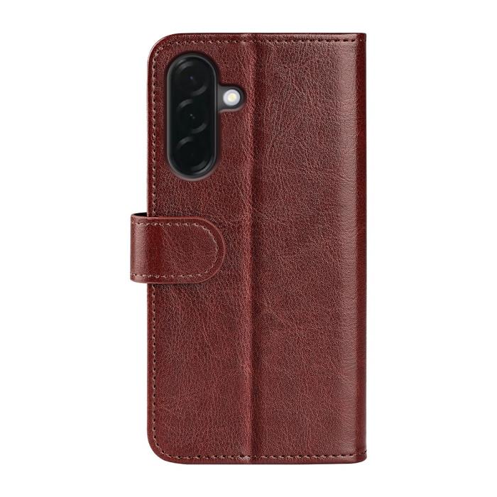Bild 6,  Samsung Galaxy A37 5G Fodral Crazy Horse Läder Brun - Teknikhallen.se