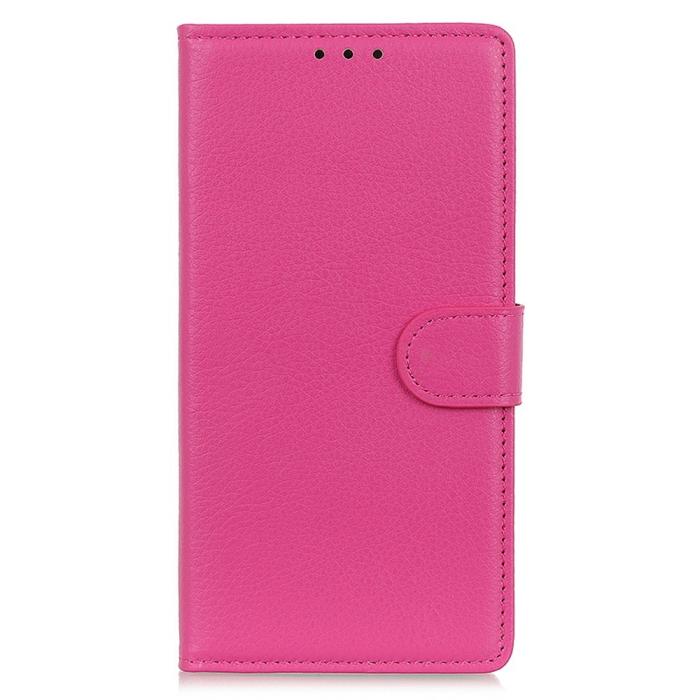 Bild 6,  Samsung Galaxy A37 5G Fodral Litchi Läder Rosa - Teknikhallen.se