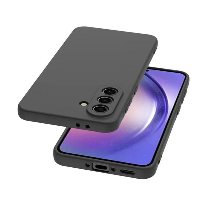 Bild 2,  Samsung Galaxy A57 5G Skal TPU Slim Matt Svart - Teknikhallen.se