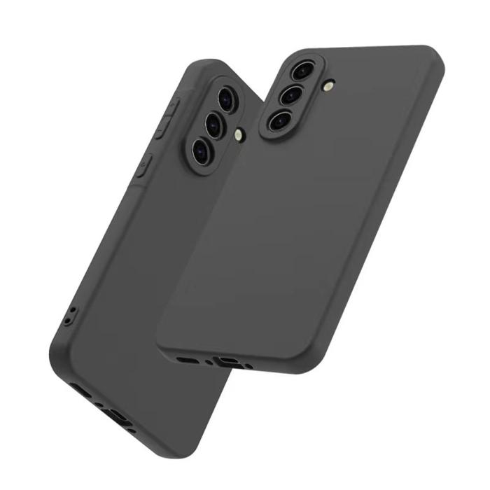 Bild 3,  Samsung Galaxy A57 5G Skal TPU Slim Matt Svart - Teknikhallen.se
