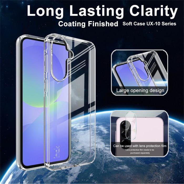 Bild 3, IMAK IMAK Smasung Galaxy A37 5G Skal Soft TPU Transparent - Teknikhallen.se