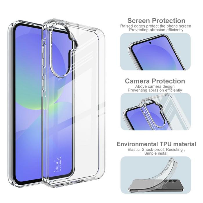 Bild 5, IMAK IMAK Smasung Galaxy A37 5G Skal Soft TPU Transparent - Teknikhallen.se