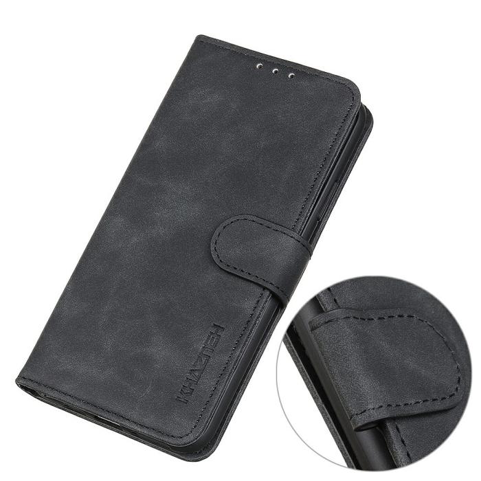 Bild 4, KHAZNEH KHAZNEH Samsung Galaxy A37 5G Fodral Retro Läder Svart - Teknikhallen.se