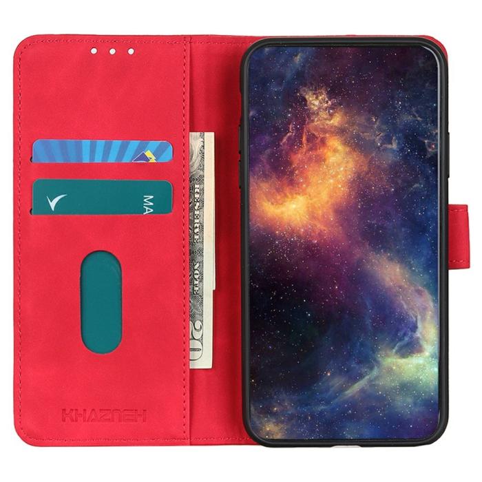 Bild 2, KHAZNEH KHAZNEH Samsung Galaxy A57 5G Fodral Retro Läder Röd - Teknikhallen.se