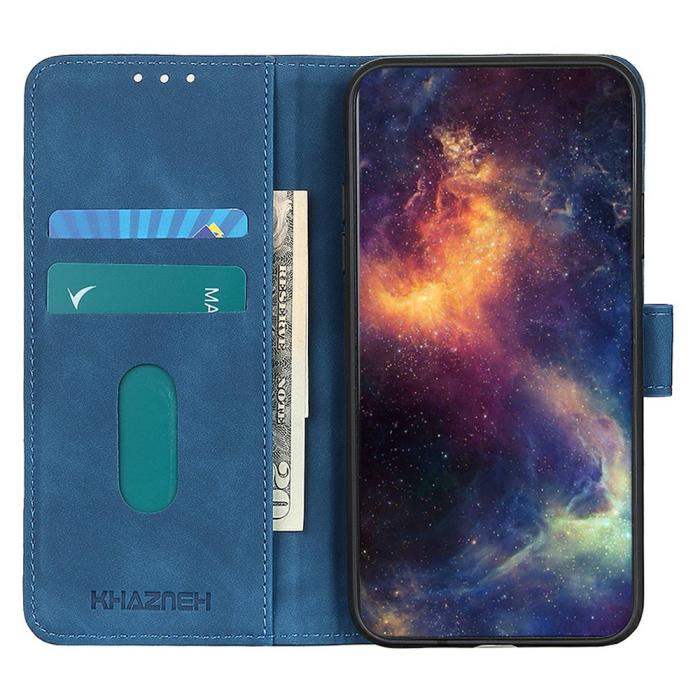 Bild 2, KHAZNEH KHAZNEH Samsung Galaxy A57 5G Fodral Retro Läder Blå - Teknikhallen.se