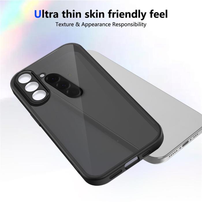 Bild 3,  Samsung Galaxy A37 5G Skal Hybrid Transparent / Svart - Teknikhallen.se