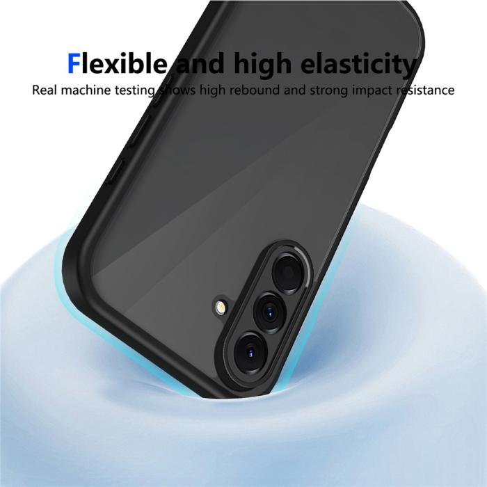Bild 5,  Samsung Galaxy A57 5G Skal Hybrid Transparent / Svart - Teknikhallen.se