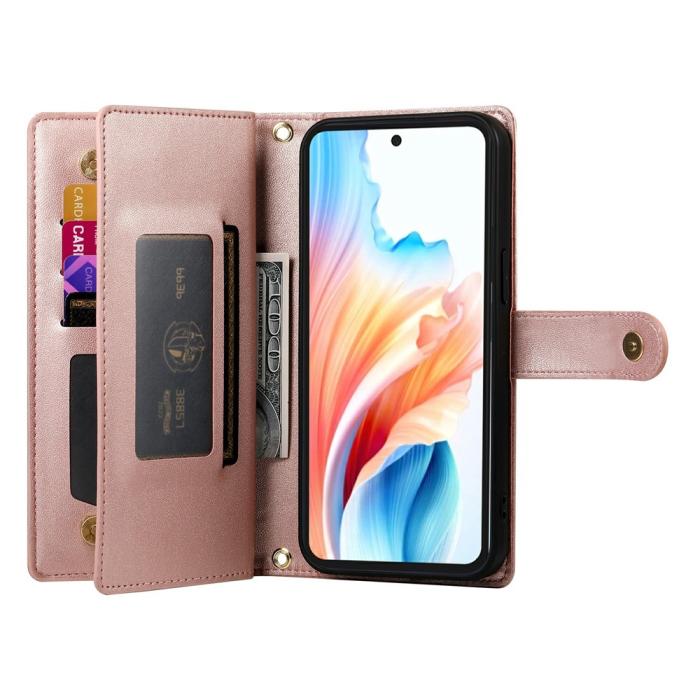 Bild 2,  Samsung Galaxy A37 5G Fodral Multifunktionellt Roséguld - Teknikhallen.se