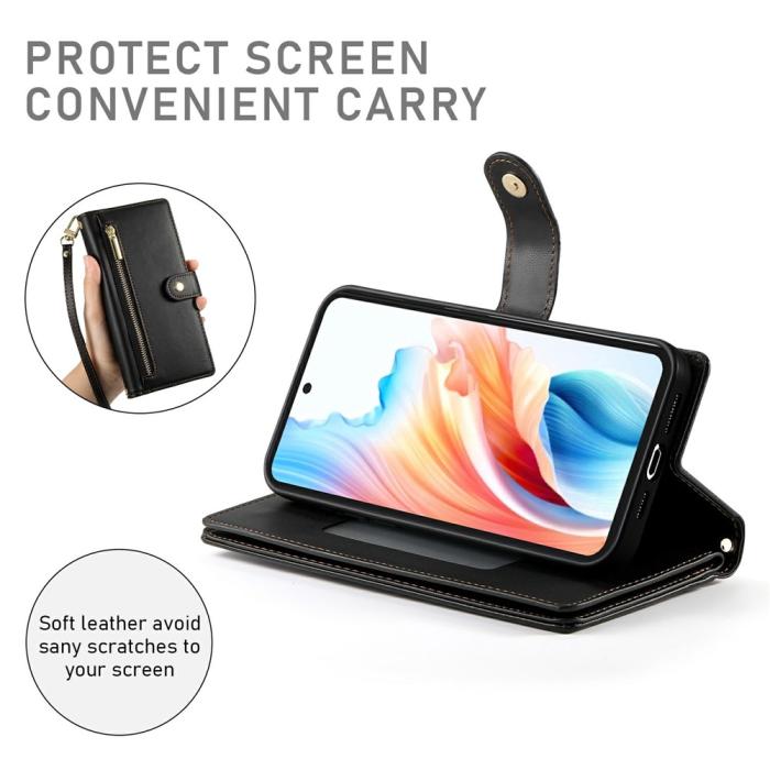 Bild 3,  Samsung Galaxy A37 5G Fodral Multifunktionellt Svart - Teknikhallen.se
