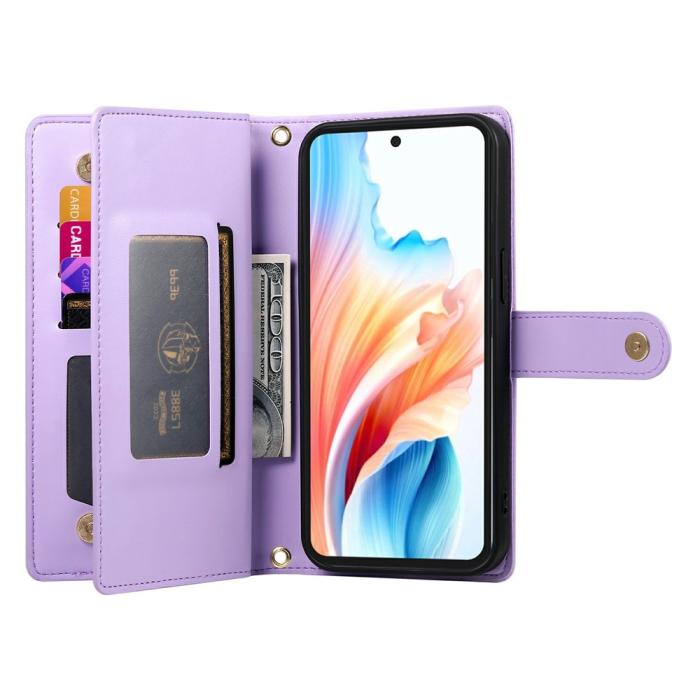 Bild 2,  Samsung Galaxy A57 5G Fodral Multifunktionellt Lila - Teknikhallen.se