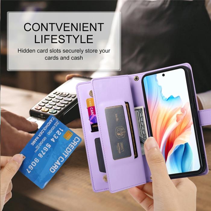 Bild 6,  Samsung Galaxy A57 5G Fodral Multifunktionellt Lila - Teknikhallen.se