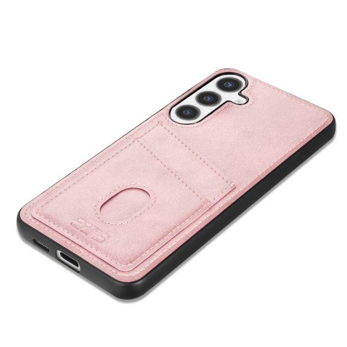 Bild 2, AZNS AZNS Samsung Galaxy A37 5G Skal Med Kortfack Läder Roséguld - Teknikhallen.se
