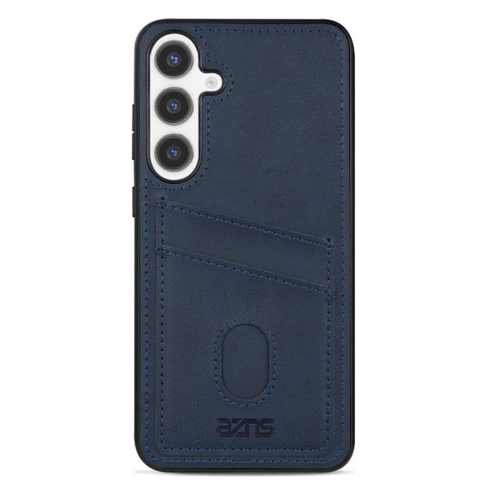 Bild 3, AZNS AZNS Samsung Galaxy A37 5G Skal Med Kortfack Läder Blå - Teknikhallen.se