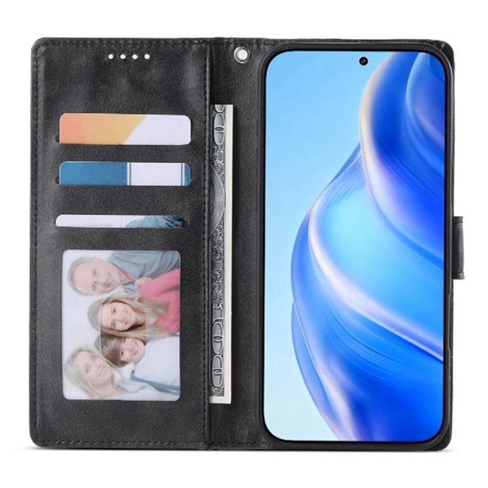 Bild 2,  Samsung Galaxy A37 5G Fodral Läder Svart - Teknikhallen.se