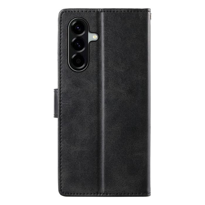 Bild 6,  Samsung Galaxy A37 5G Fodral Läder Svart - Teknikhallen.se