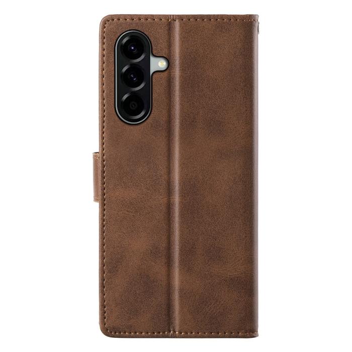 Bild 6,  Samsung Galaxy A37 5G Fodral Läder Brun - Teknikhallen.se