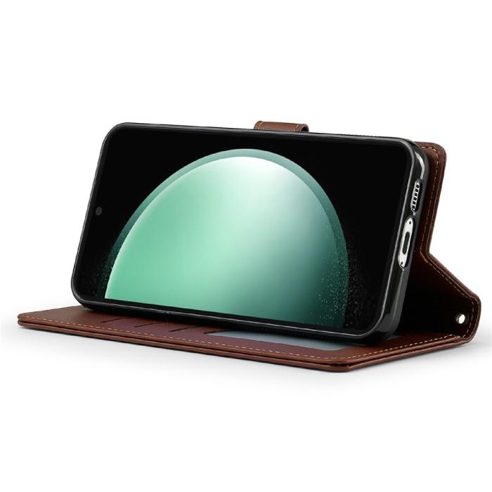 Bild 3, LC.IMEEKE LC.IMEEKE Samsung Galaxy A57 5G 2in1 Magnet Fodral/Skal Brun - Teknikhallen.se