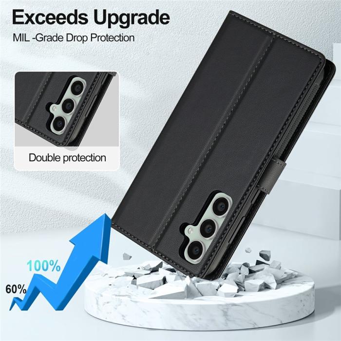 Bild 4, LC.IMEEKE LC.IMEEKE Samsung Galaxy A57 5G 2in1 Magnet Fodral/Skal Svart - Teknikhallen.se