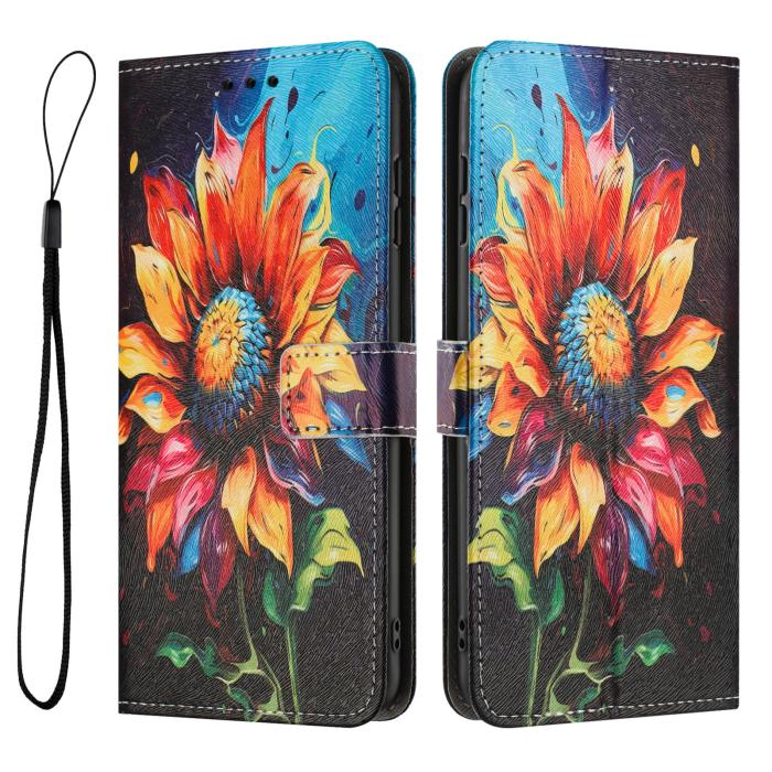 Bild 3,  Samsung Galaxy A57 5G Fodral Med Tryck Solros - Teknikhallen.se