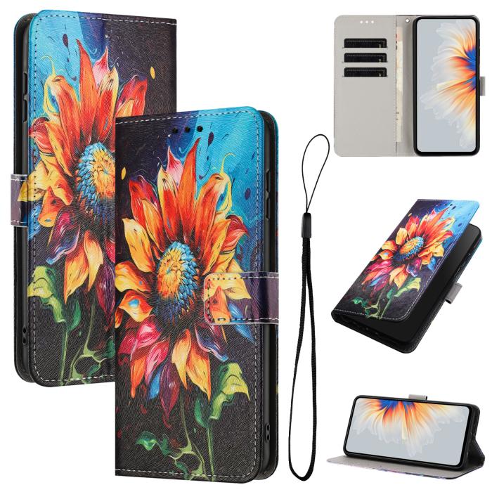 Bild 4,  Samsung Galaxy A57 5G Fodral Med Tryck Solros - Teknikhallen.se