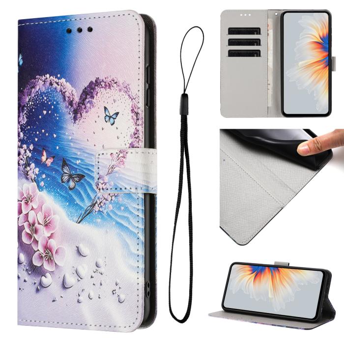 Bild 5,  Samsung Galaxy A57 5G Fodral Med Tryck Hjärta / Fjärilar - Teknikhallen.se