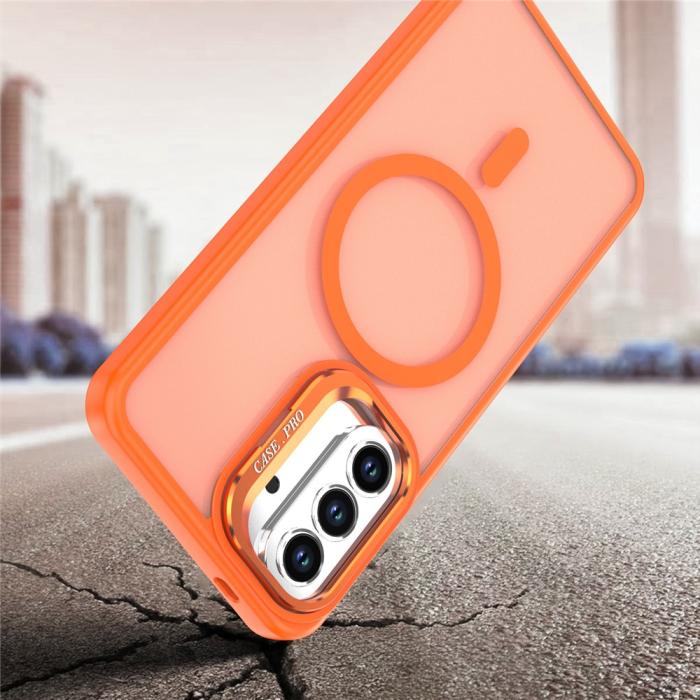 Bild 5,  Samsung Galaxy A37 5G Skal MagSafe Kickstand Orange - Teknikhallen.se