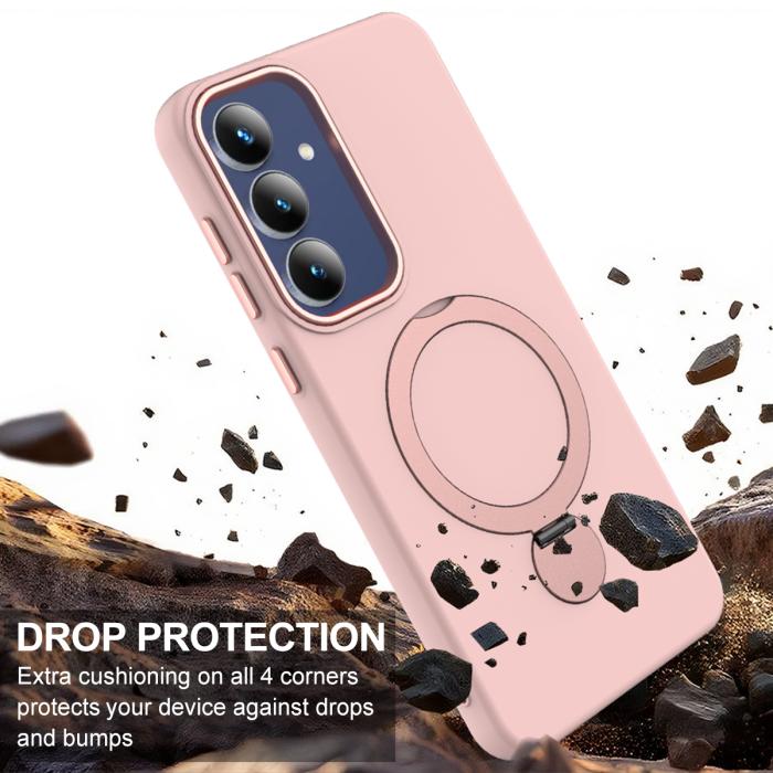 Bild 4,  Samsung Galaxy A37 5G Skal MagSafe Kickstand Hybrid Rosa - Teknikhallen.se