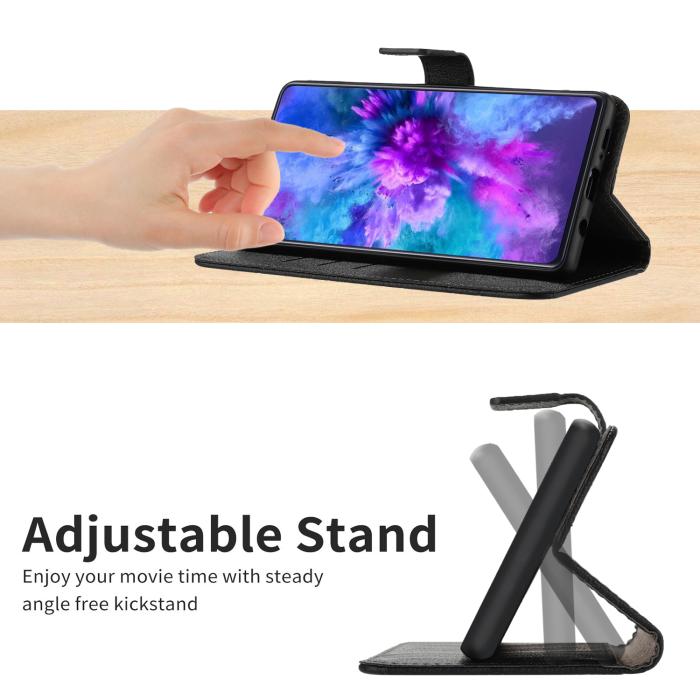 Bild 5,  Samsung Galaxy A57 5G Fodral Läder Rhombus Svart - Teknikhallen.se