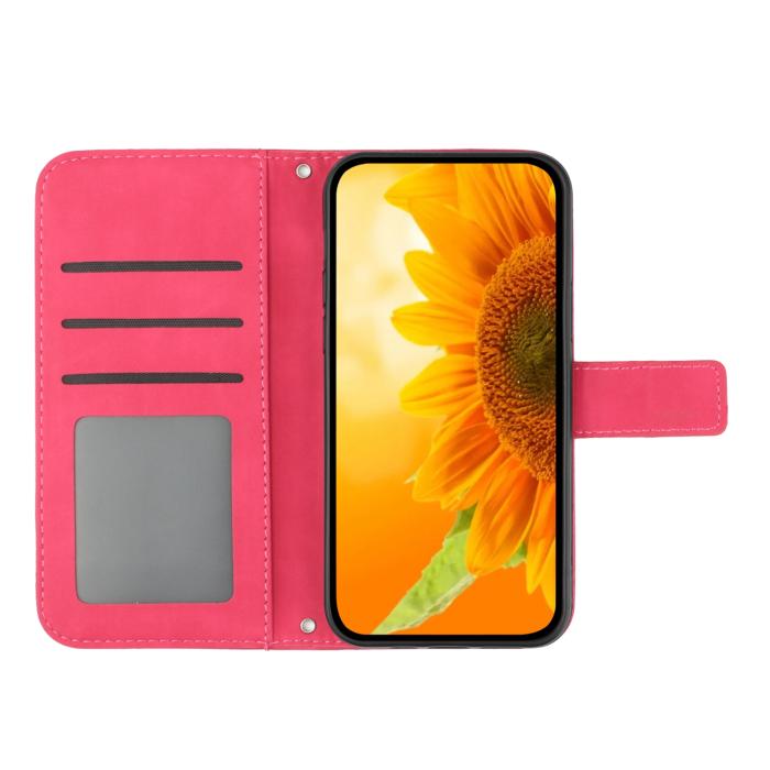 Bild 3,  Samsung Galaxy A57 5G Fodral Solros Tryck Rosa - Teknikhallen.se