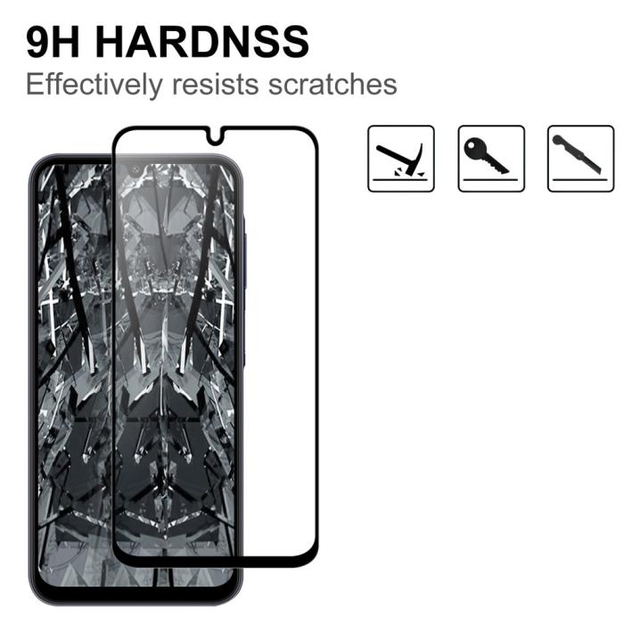 Bild 3,  Samsung Galaxy A37 5G Skärmskydd Heltäckande Härdat Glas - Teknikhallen.se