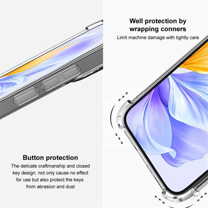 Bild 4, IMAK IMAK Honor Magic7 Lite Skal Shockproof TPU Transparent - Teknikhallen.se