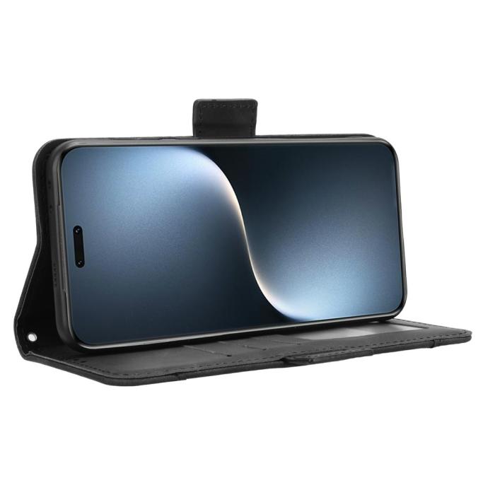 Bild 5,  Honor Magic7 Pro Fodral Med Avtagbart Kortfodral Svart - Teknikhallen.se