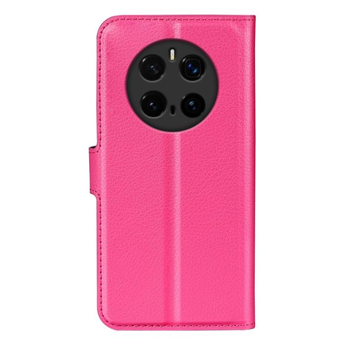 Bild 6,  Honor Magic7 Pro Fodral Litchi Läder Rosa - Teknikhallen.se