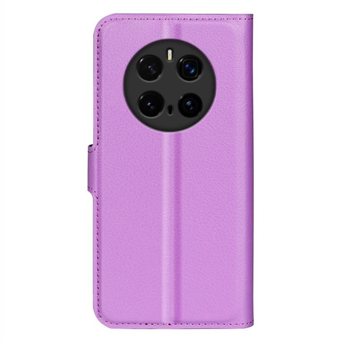 Bild 6,  Honor Magic7 Pro Fodral Litchi Läder Lila - Teknikhallen.se