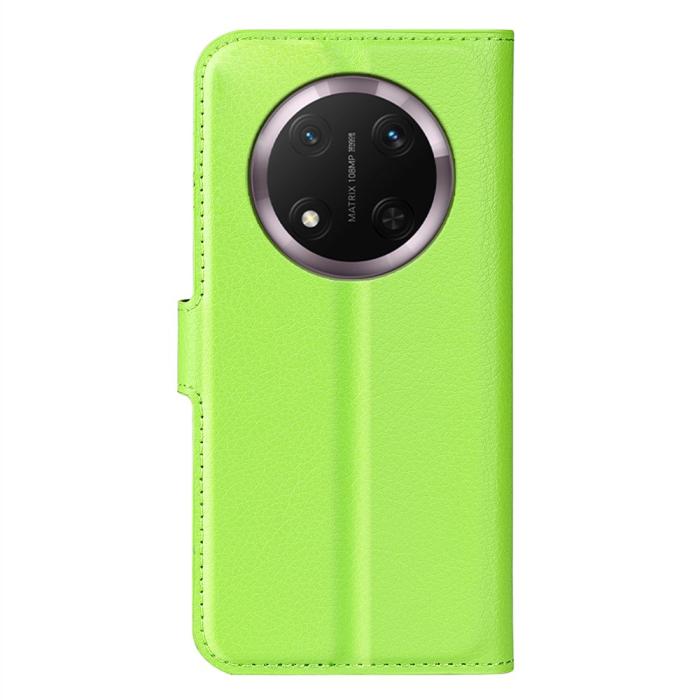 Bild 6,  Honor Magic7 Lite Fodral Litchi Läder Grön - Teknikhallen.se