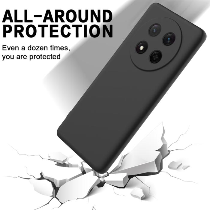 Bild 5,  Honor Magic7 Lite Skal Liquid Silikon Svart - Teknikhallen.se