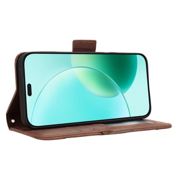 Bild 6,  Honor 400 Lite Fodral Med Avtagbart Kortfodral Brun - Teknikhallen.se