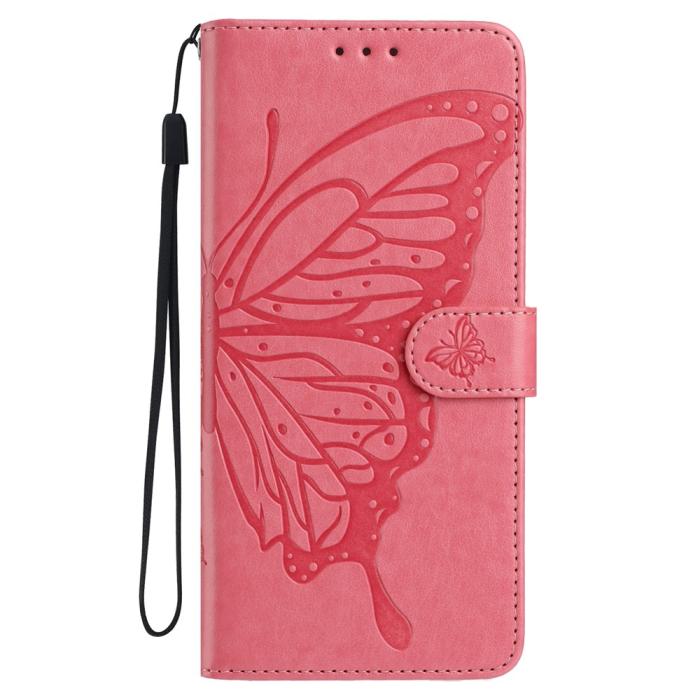 Bild 4,  Honor 400 Lite Fodral Fjäril Tryck Rosa - Teknikhallen.se