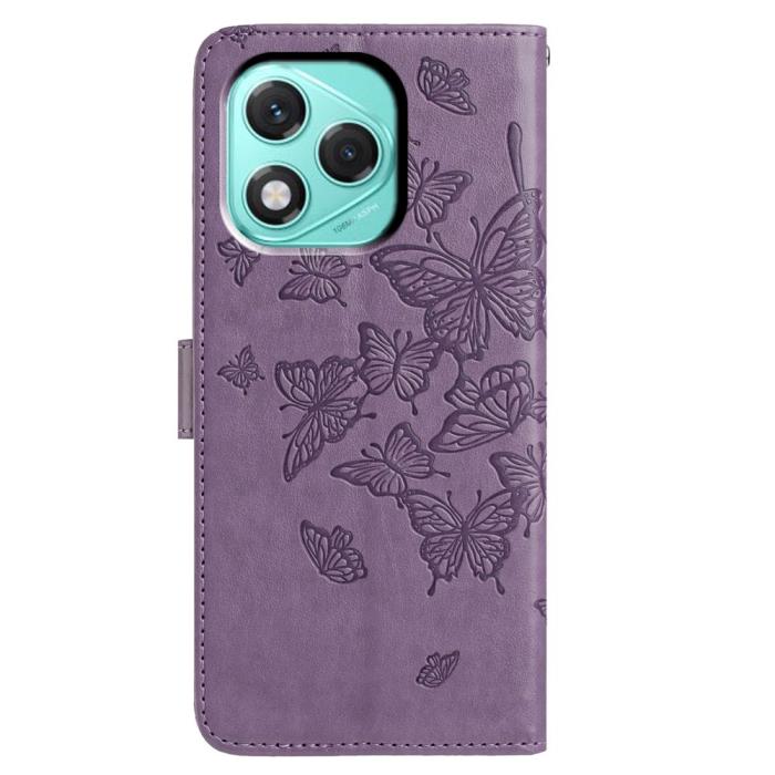 Bild 5,  Honor 400 Lite Fodral Fjäril Tryck Lila - Teknikhallen.se
