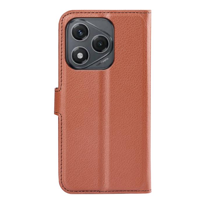 Bild 3,  Honor 400 Smart Fodral Litchi Läder Brun - Teknikhallen.se