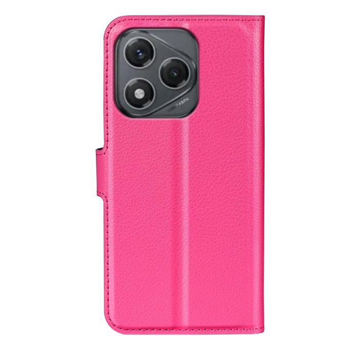 Bild 2,  Honor 400 Smart Fodral Litchi Läder Rosa - Teknikhallen.se