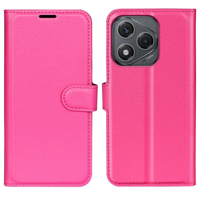 Bild 5,  Honor 400 Smart Fodral Litchi Läder Rosa - Teknikhallen.se