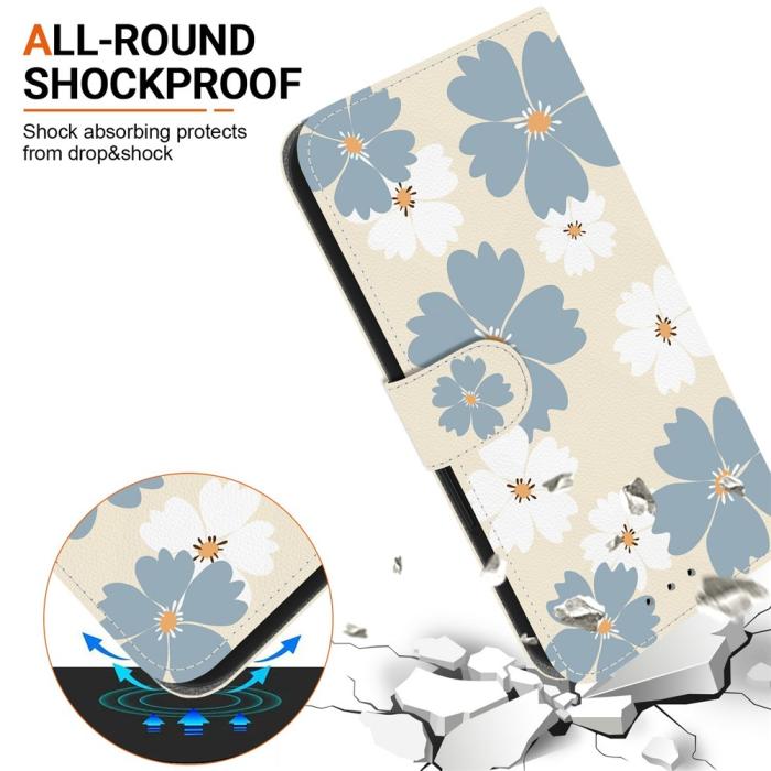 Bild 6,  Honor 400 Smart Fodral Läder Blue Daisy - Teknikhallen.se