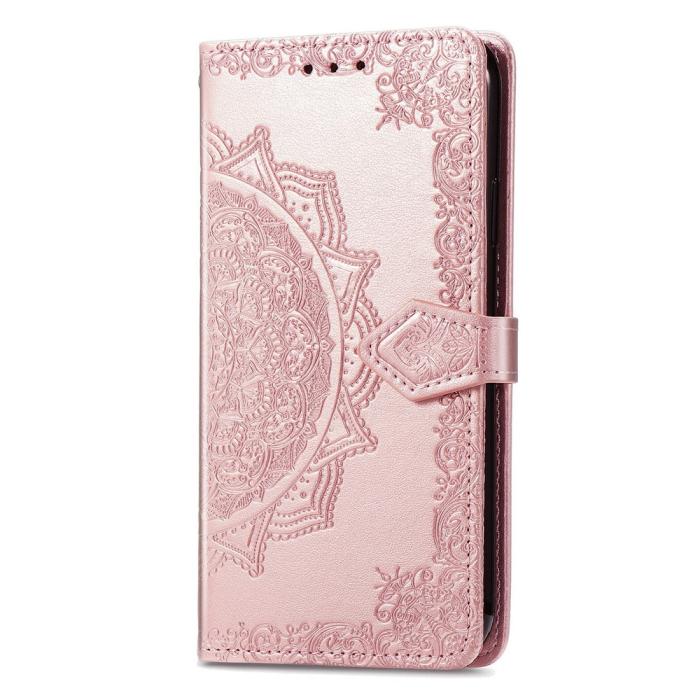 Bild 5,  Honor 400 Smart Fodral Mandala Läder Roséguld - Teknikhallen.se