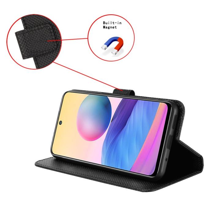 Bild 5,  Motorola Moto G15 / G15 Power Fodral Läder Svart - Teknikhallen.se