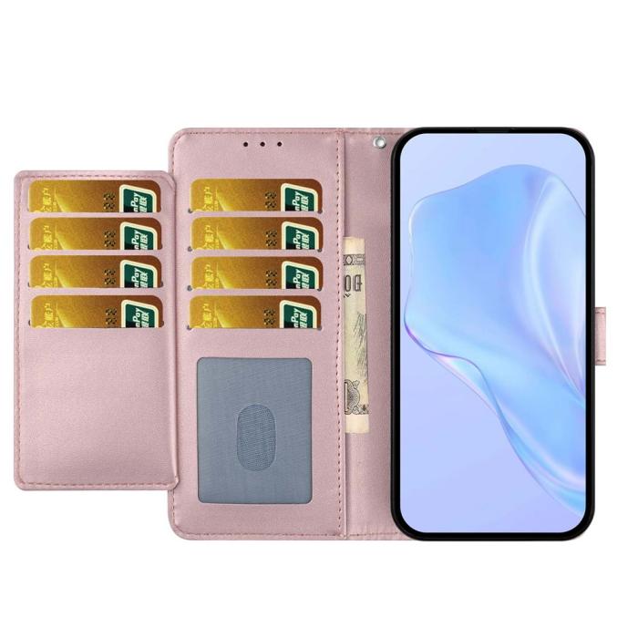 Bild 3,  Motorola Moto G15 / G15 Power Fodral Läder Roséguld - Teknikhallen.se