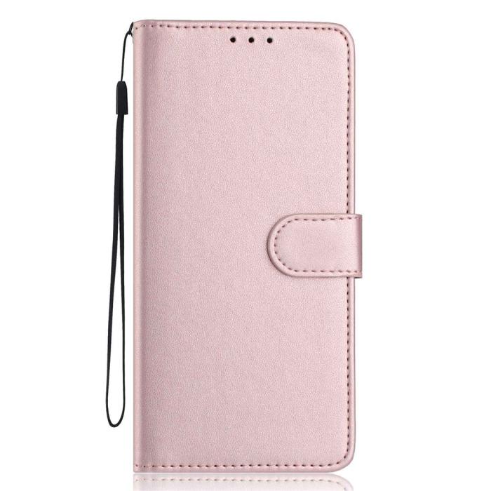 Bild 6,  Motorola Moto G15 / G15 Power Fodral Läder Roséguld - Teknikhallen.se