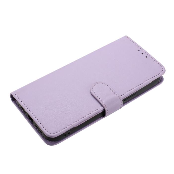Bild 5,  Motorola Moto G15 / G15 Power Fodral Läder Lila - Teknikhallen.se