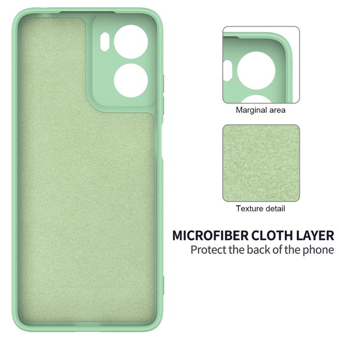 Bild 6,  Motorola Moto G06 Power Skal Liquid Silikon Grön - Teknikhallen.se