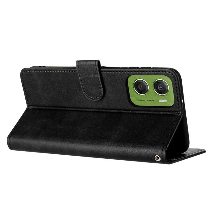 Bild 2,  Motorola Moto G06 / G06 Power Fodral Läder Svart - Teknikhallen.se